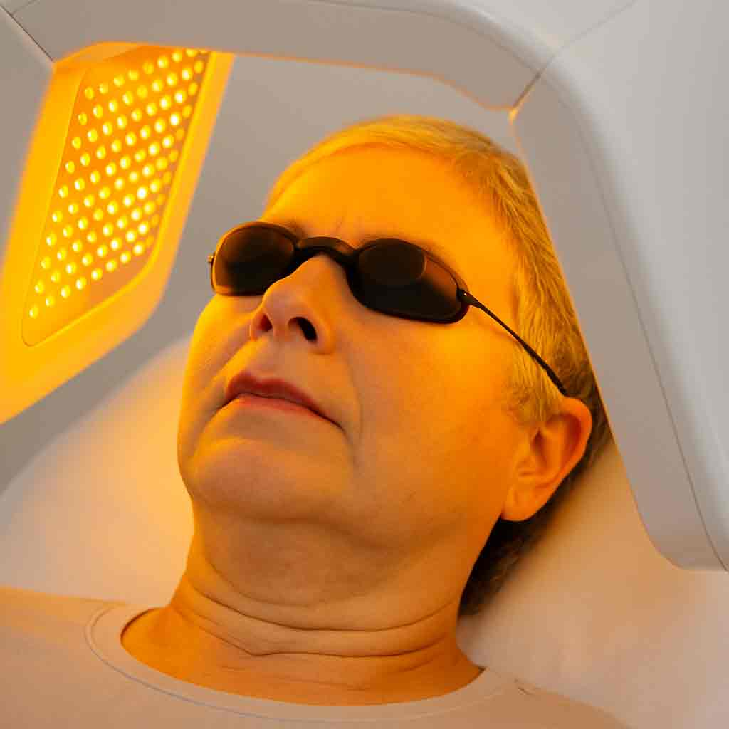 LED visage